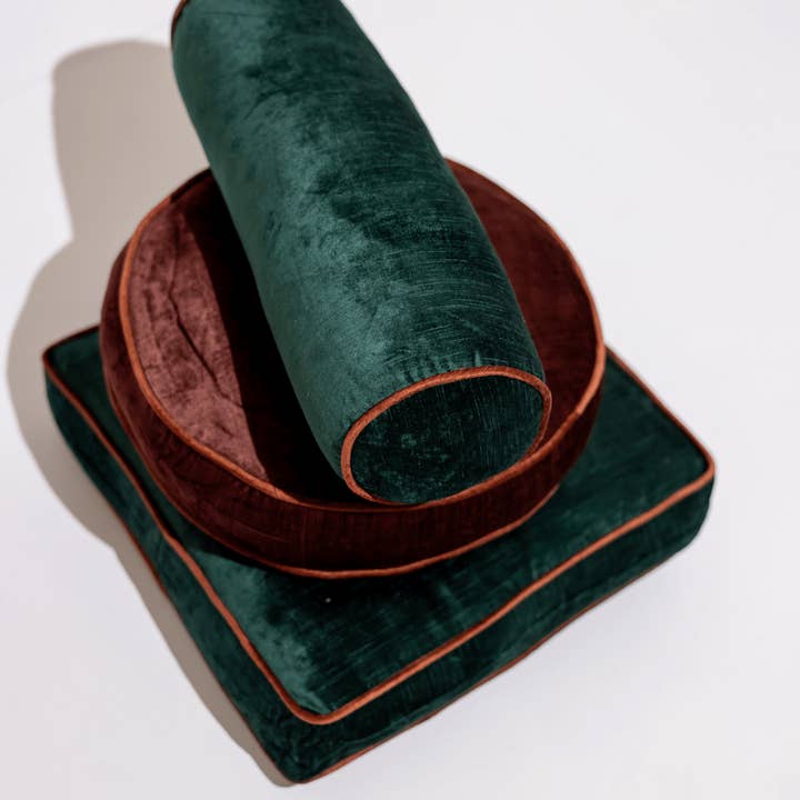 BHD HOME - Wholesale Throw/decorative pillow - Frankie Emerald Green Box cushion 50 x 50 x 10cm8