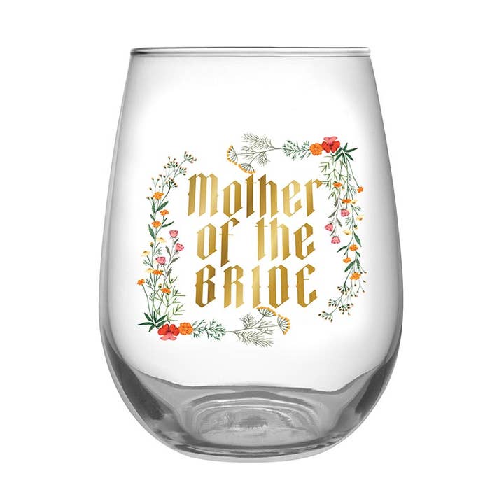 Stemless Wine Glass - Mother Of Bride Boho for wholesale by Slant Collections by Creative Brands