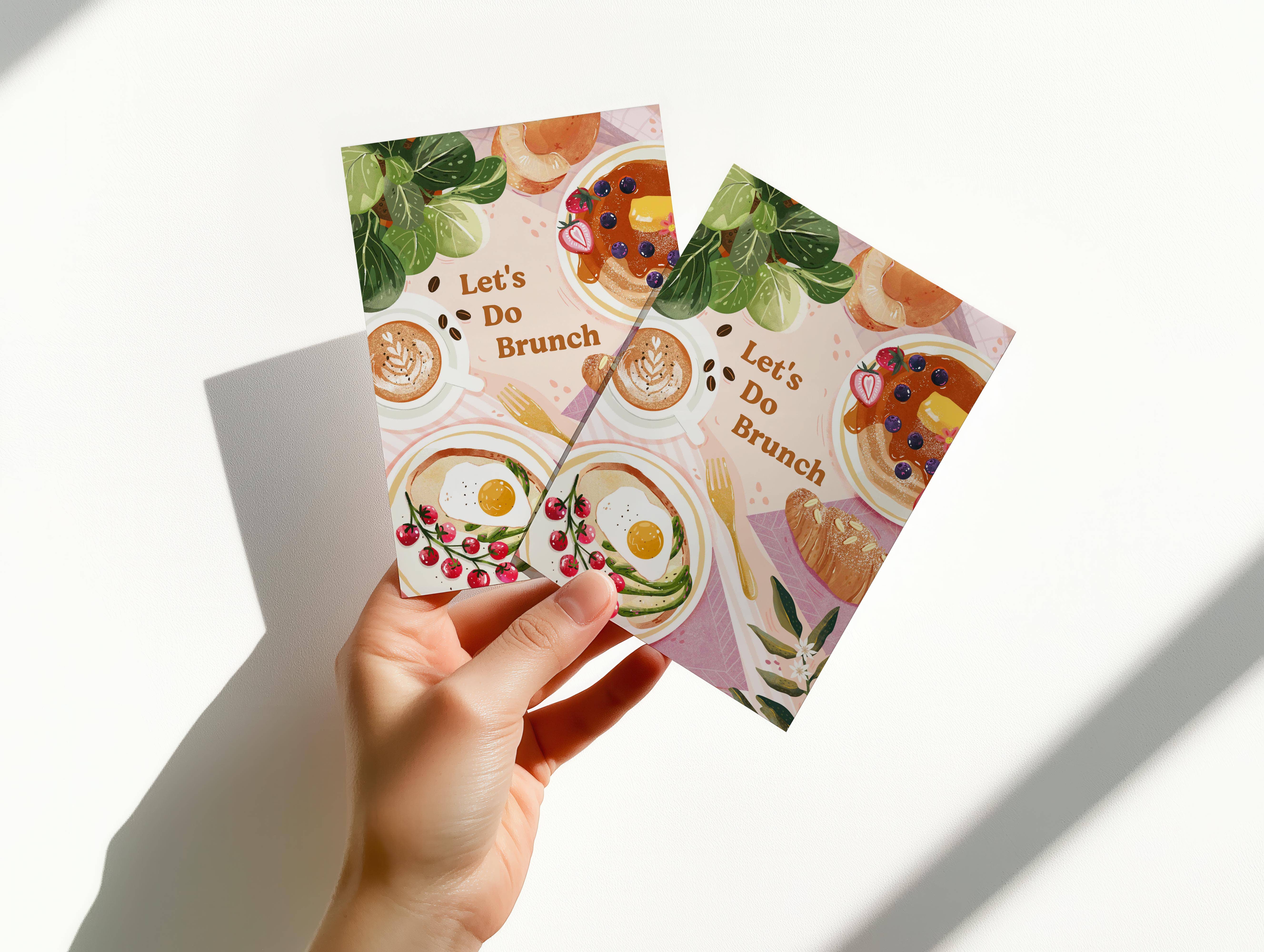 Anna Cheng Design – wholesale Art print – Let's Do Brunch Breakfast Cafe Art Print for Foodies7