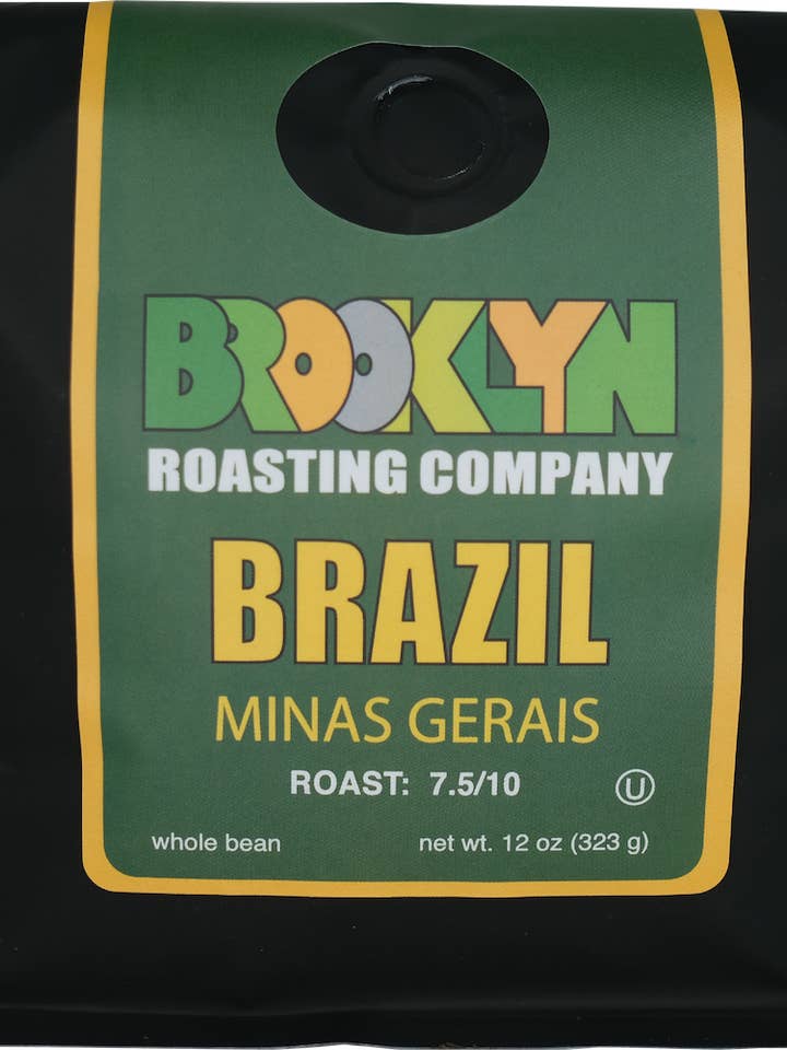 Brooklyn Roasting Company Brazil Santana Da Vargem, café en grains entiers équitable, sac de 12 oz pour la vente par Brooklyn Roasting Company
