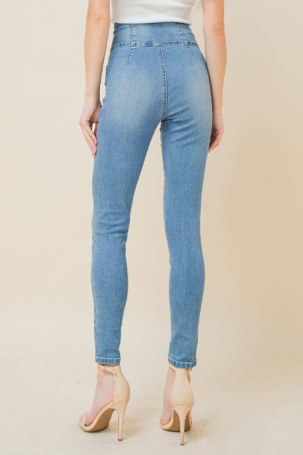 LYS INDIGO En mager Denim-JP5796 for engroshandel på Faire3