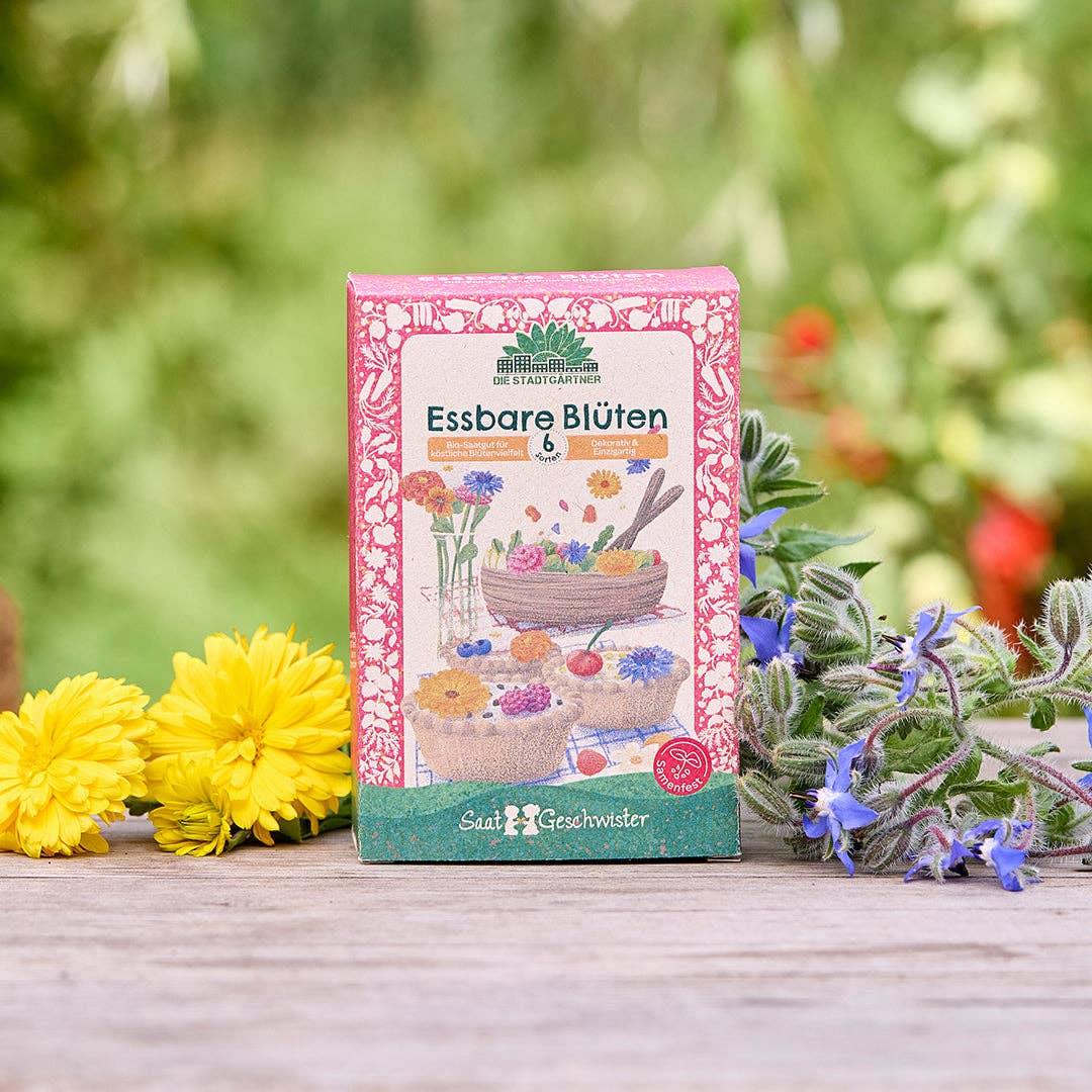 TDJ Stadtgärtner GmbH - Wholesale Zaadjes voor platten - Biologisch zadenpakket eetbare bloemen - 6 variëteiten