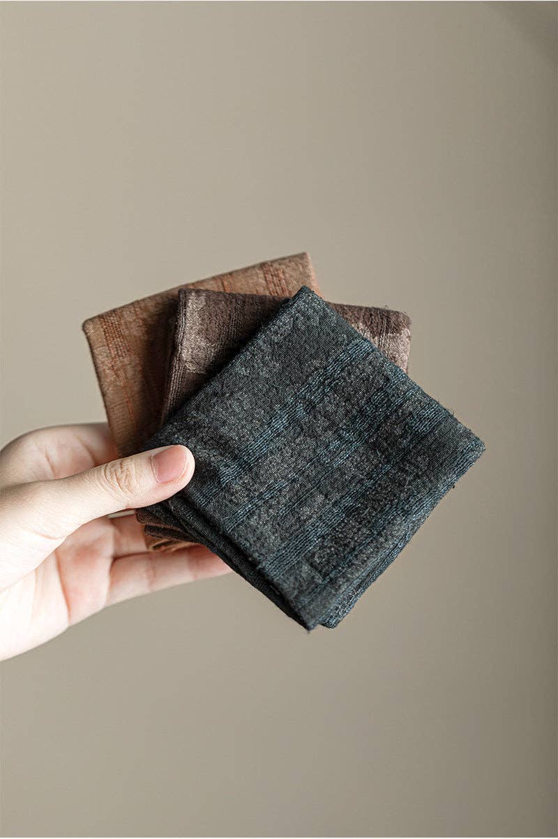 Gohobi （We cover U.S. import duties） - Vente Torchons - Gohobi Serviette de Thé Gongfu en Coton et Lin Teints à la Main21