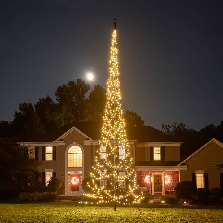 Fairybell - Wholesale Christmas Decoration - Fairybell Outdoor Christmas Tree 25ft | 1000 LEDs | Square0