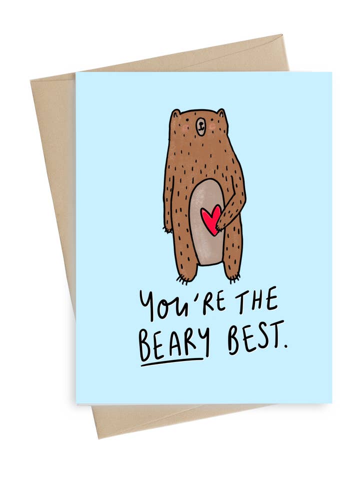 Je bent de allerbeste beer. voor wholesale door Little May Papery