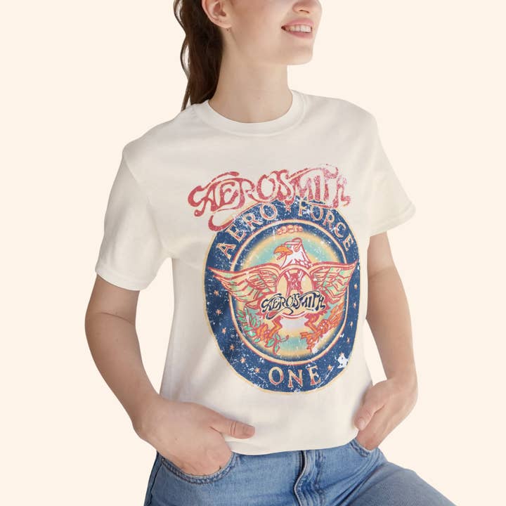 Aero Force One Rock Graphic Tee for wholesale by SQB