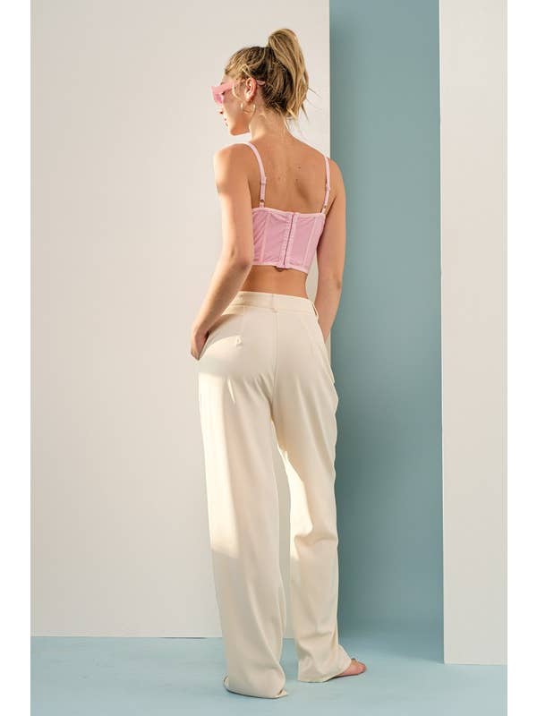 Papermoon - Wholesale Corset - Women's - PT16748 - Lyric Lace Detailed Mesh Corset Top6