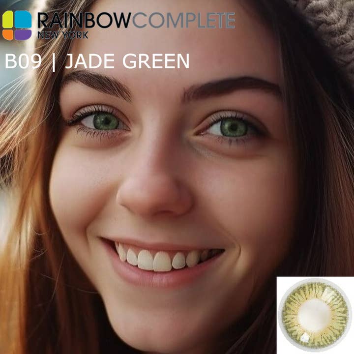 RAINBOWCOMPLETE – Großhandel Kontaktlinsen – RAINBOWCOMPLETE | Koreanische Farbkontakte | B09 JADEGRÜN