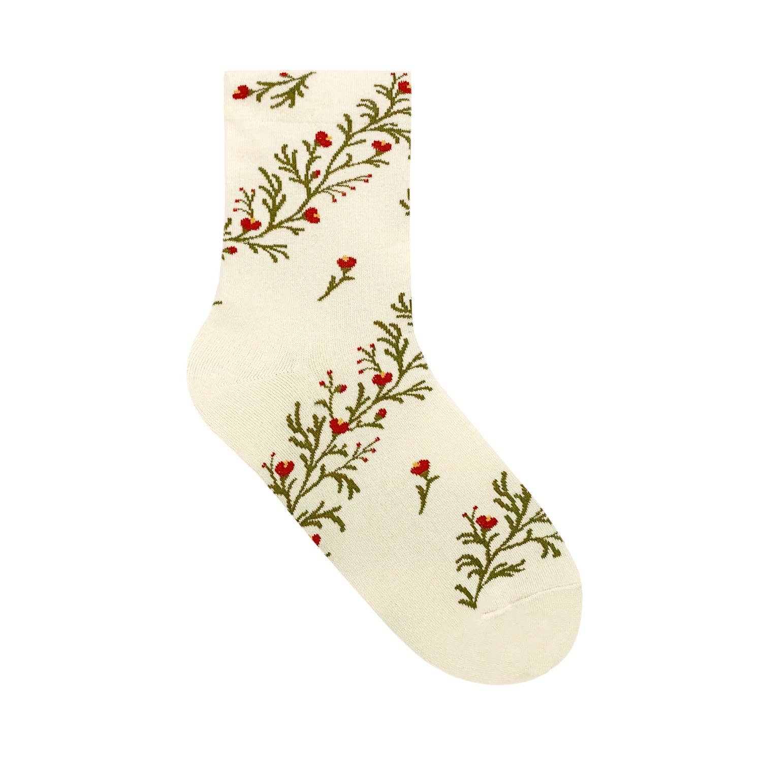 7DAYSSOCKS - Vente Chaussettes – femme - Chaussettes Crew Twist Flower pour femmes11