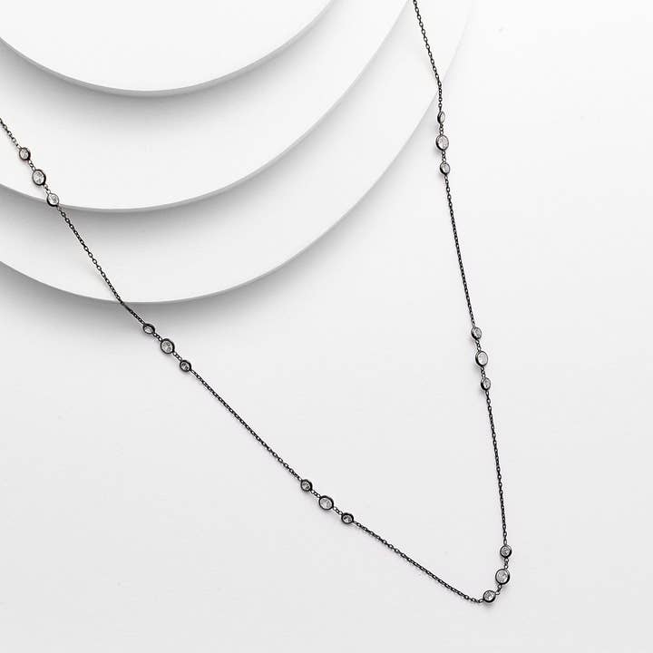 Kosa Jewels - Wholesale Pendant/Charm Necklace - Ardis diamond by the yard Necklace4