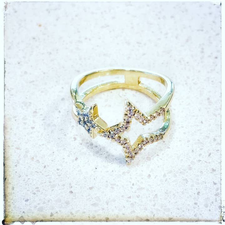 Anello Stella per la vendita all'ingrosso da parte di JAG/ged Edge Jewelry