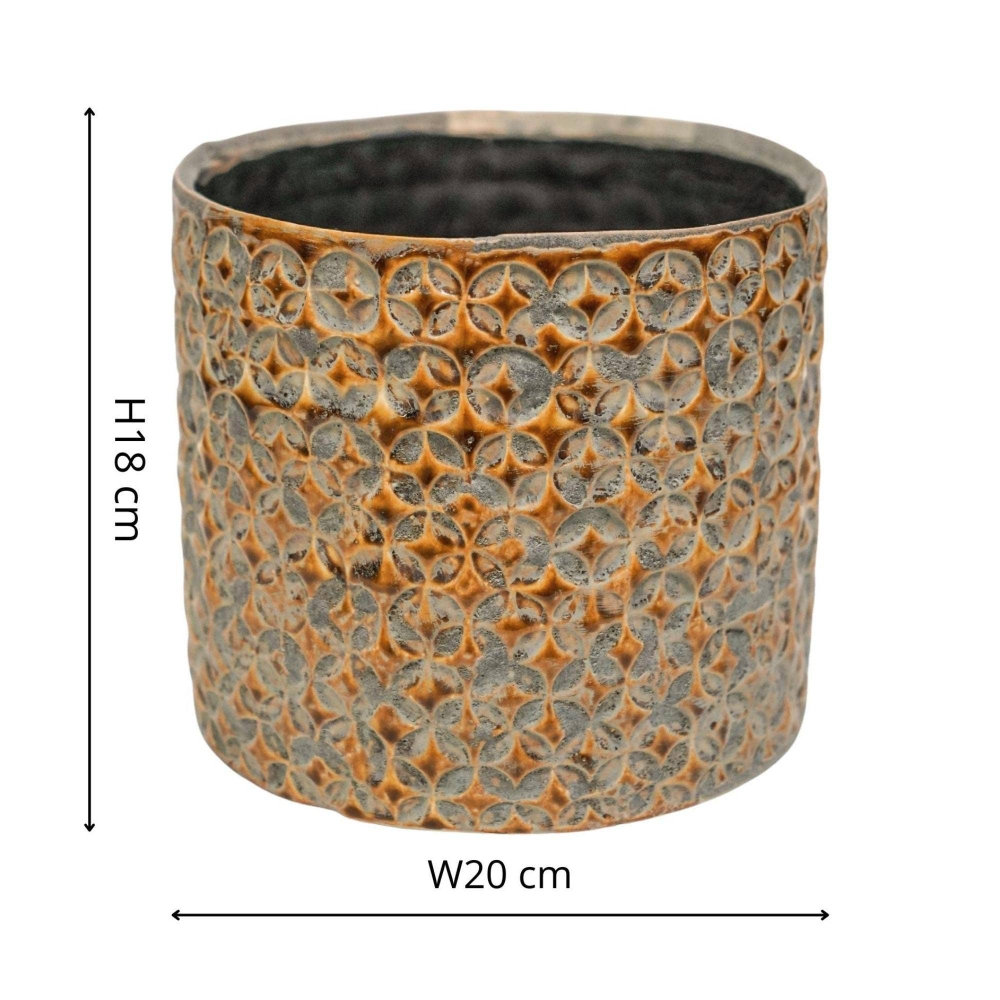 Ivyline – Großhandel Blumentopf innen – Terni Blumentopf aus Keramik, hochwertig, für den Innenbereich, 18 cm x 20 cm1