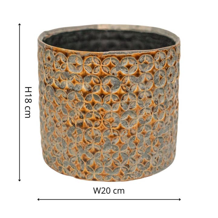 Ivyline – Großhandel Blumentopf innen – Terni Blumentopf aus Keramik, hochwertig, für den Innenbereich, 18 cm x 20 cm1