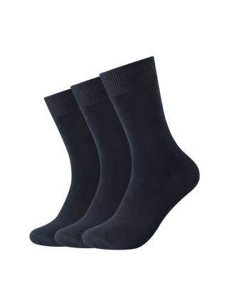 Unisex Comfort Cotton Socks 3p - Navy for wholesale on Faire