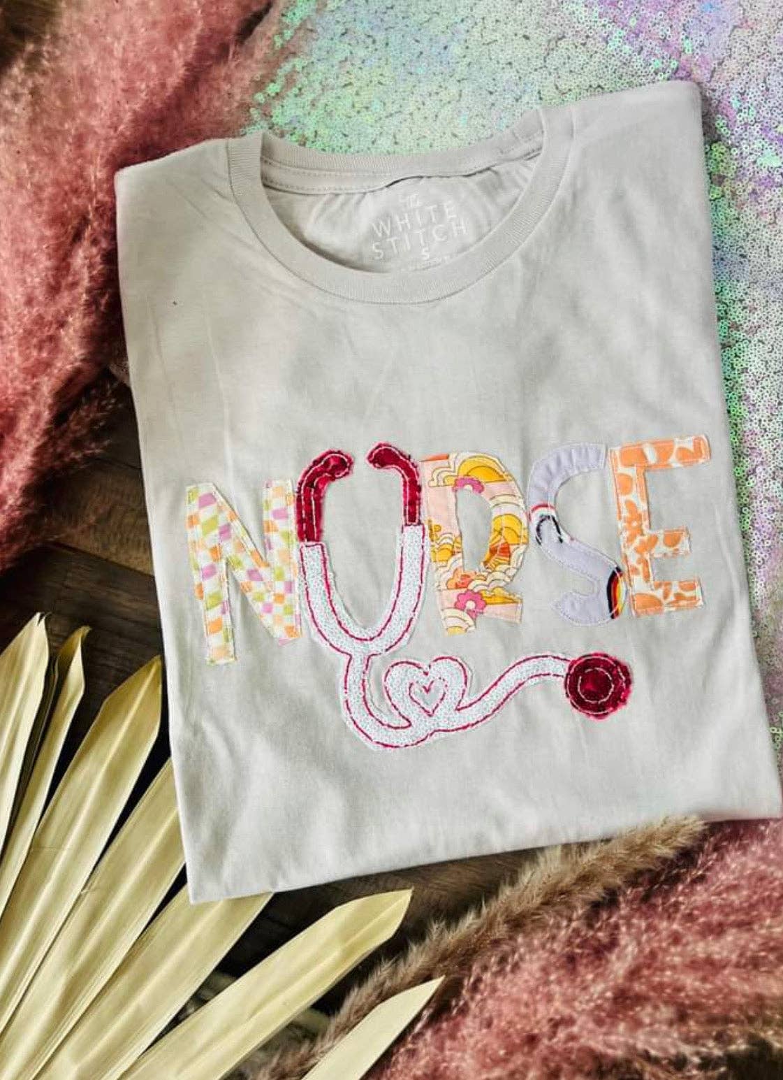 The White Stitch – T-shirt – Mulher por atacado – Estetoscópio Enfermeiro0