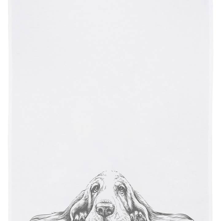 Tea towel, Basset Hound for wholesale by 17;30