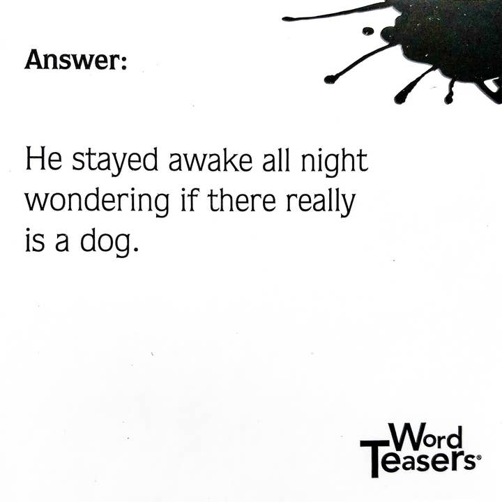 WordTeasers - Wholesale Card Game - Fun Puns - Humorous Card Game for Ages 7+