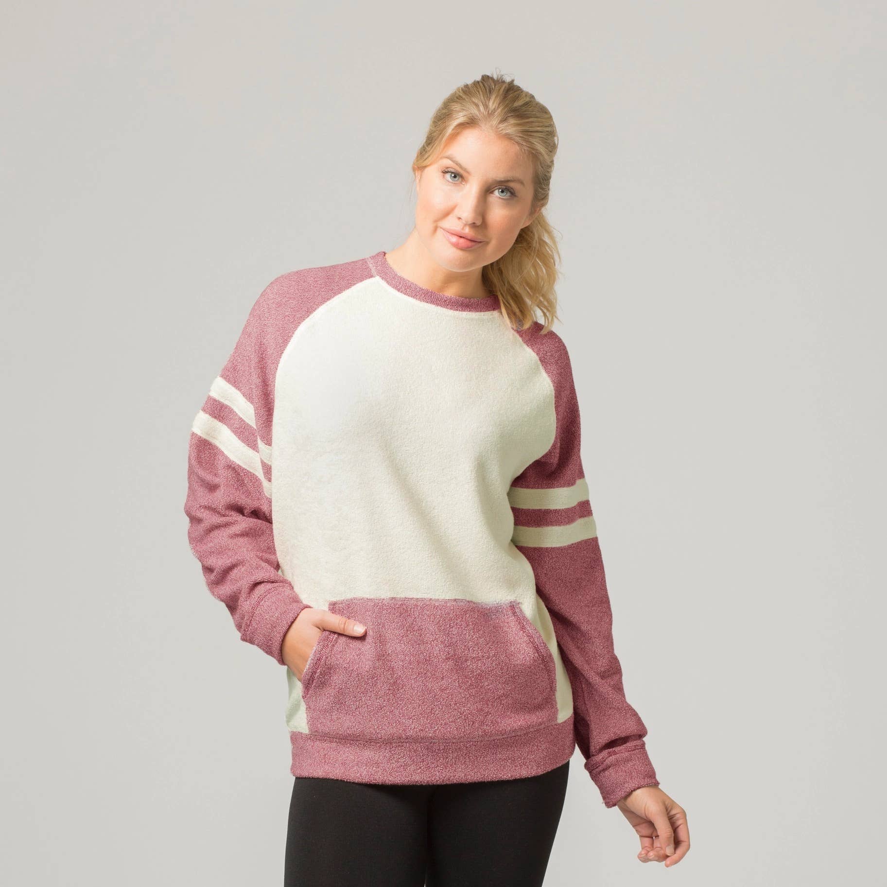 Boxercraft - Wholesale Sweatshirt - Women's - Cozy Contrast Pullover1
