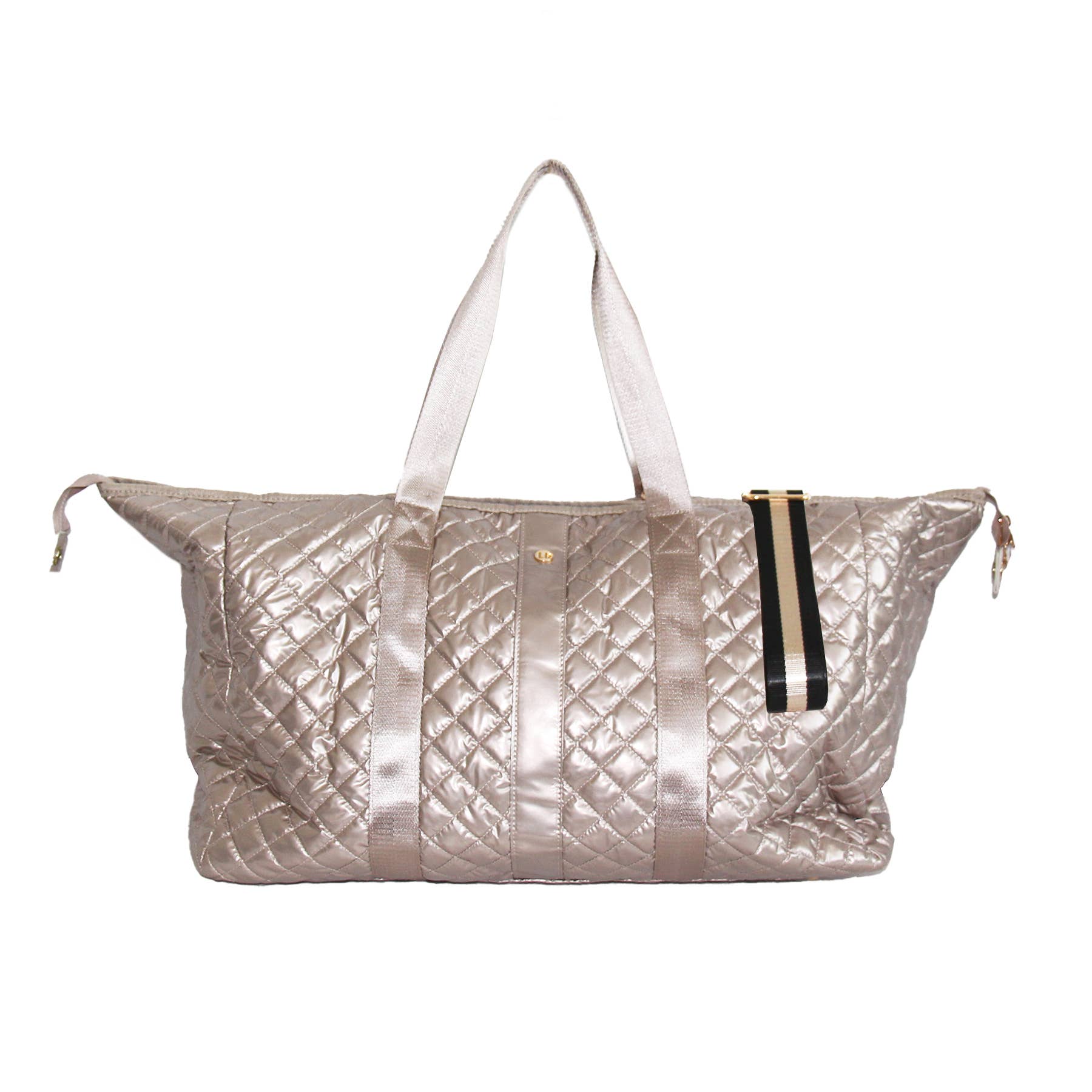 Lemonbella - Wholesale Weekender Bag - Women's - The Debra Diamond Weekender Duffle Bag Champagne1