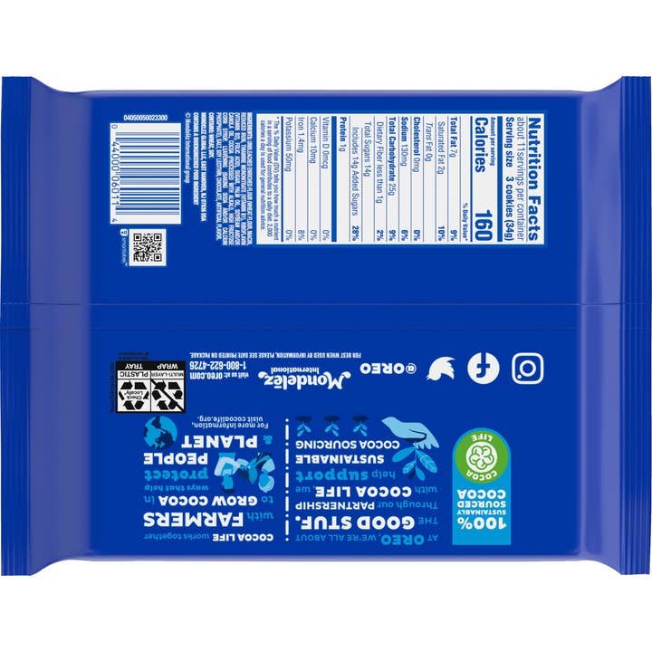 Shop The King - Wholesale Cookie - OREO Chocolate Sandwich Cookies, Original Flavor, 13.29 oz Packs - Crunchy & Creamy - (Pack of 12)