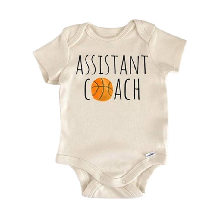Basketball Sports - Baby Boy Girl Clothes Infant Bodysuit Funny Cute Newborn for wholesale by North Fork Forager LLC
