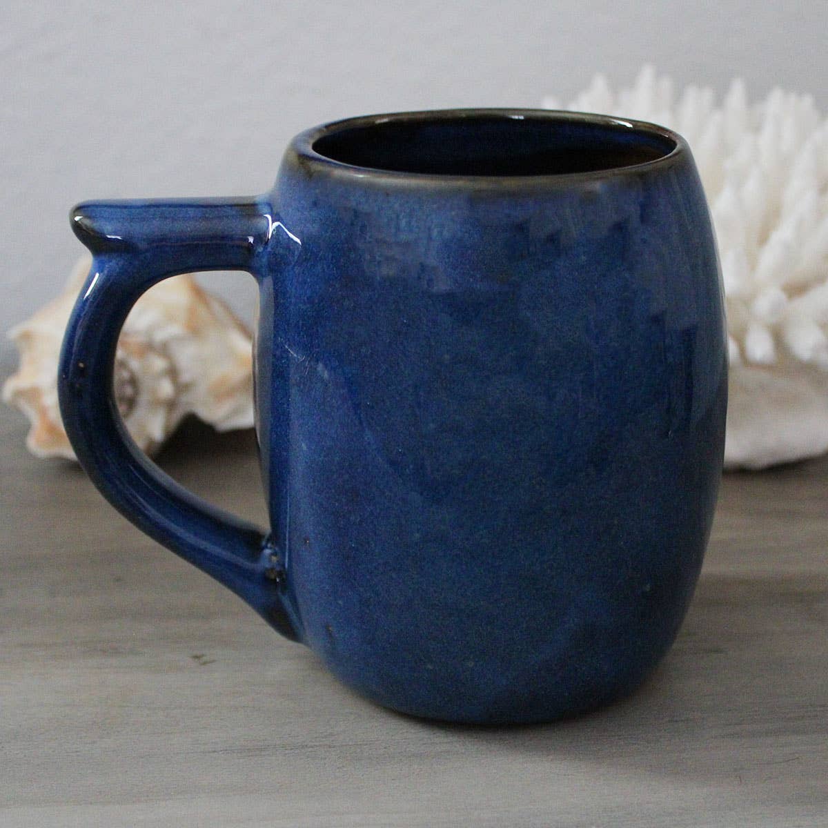 CB Home Collection - Wholesale Coffee Mug - Sea Turtle Blue Glazed Stoneware Mug1