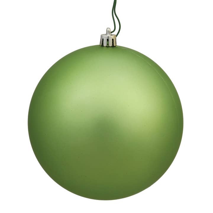 Boule décorative Vickerman en céladon mat de 2,75 po, 12 par sac pour la vente par Vickerman
