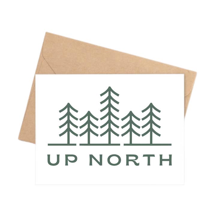 Notekort | Up North Pines for engroshandel hos Creative Compass