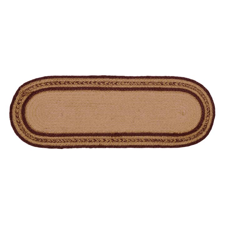 VHC Brands - Wholesale Table Runner - Potomac Jute Runner Stencil Stars 8x24