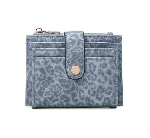 MiMi Wholesale - Wholesale Wallet - Women's - WL1904 Mini Snap Button Wallet & Cardholder w/ Zipper Pocket3