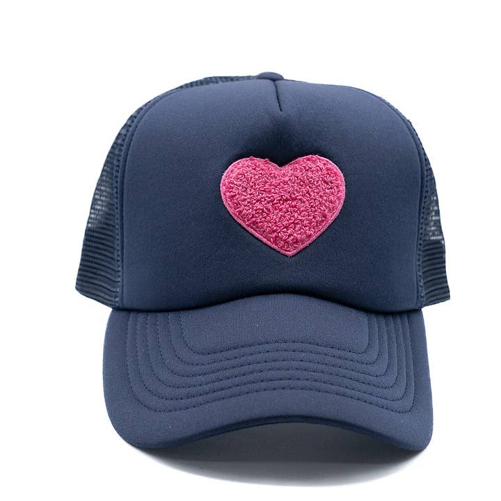 Terry Heart Trucker Hat for wholesale by Rey to Z