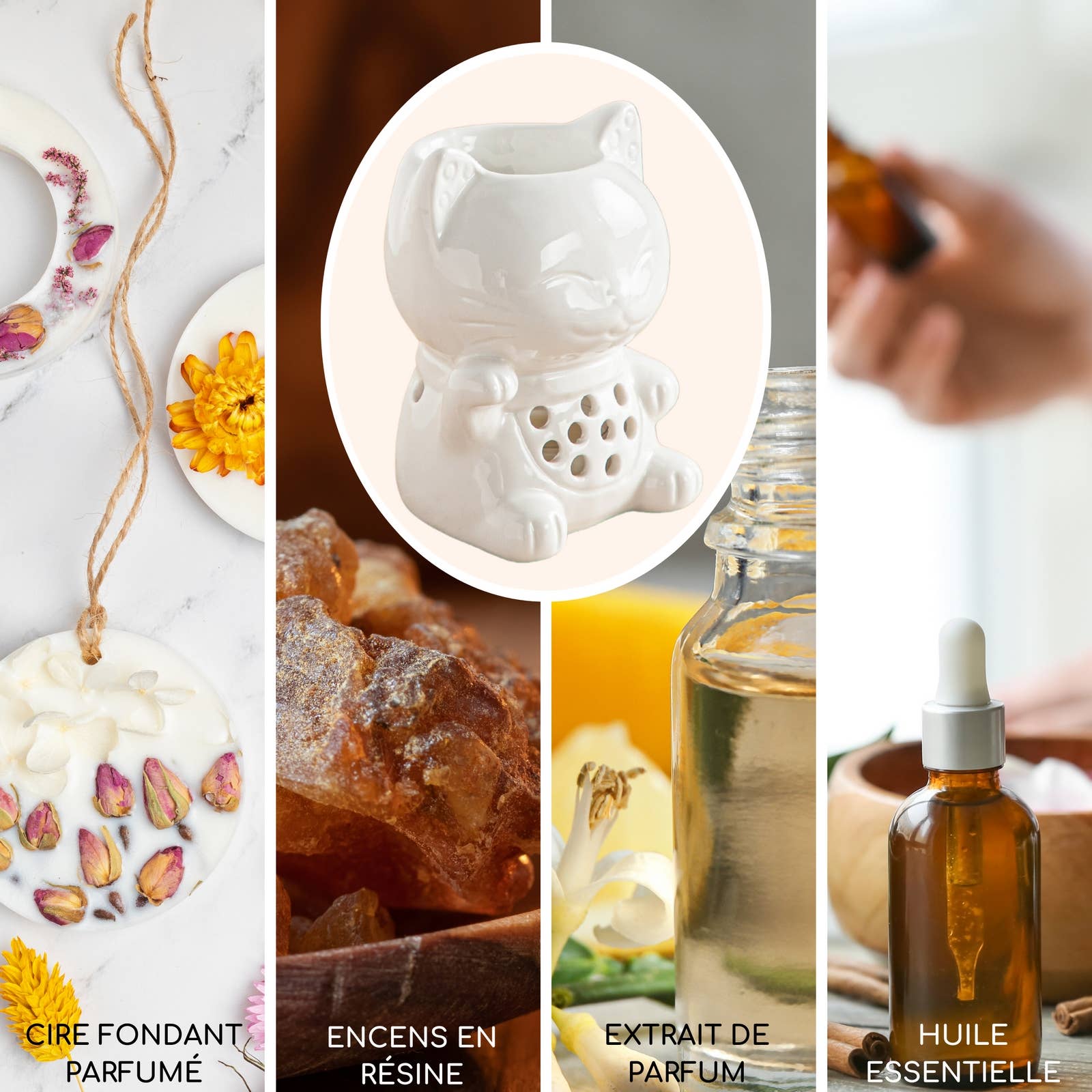 Zen'Arôme - Wholesale Oil Warmer - Ceramy Tommy the Cat Fragrance Burner – Melts Burner2