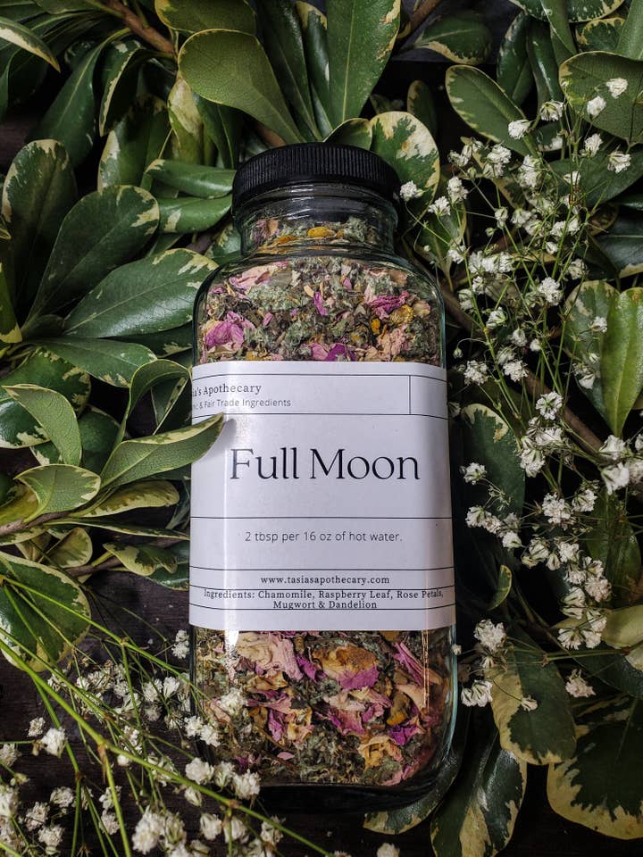 Full Moon Tea for wholesale by Tasia's Apothecary