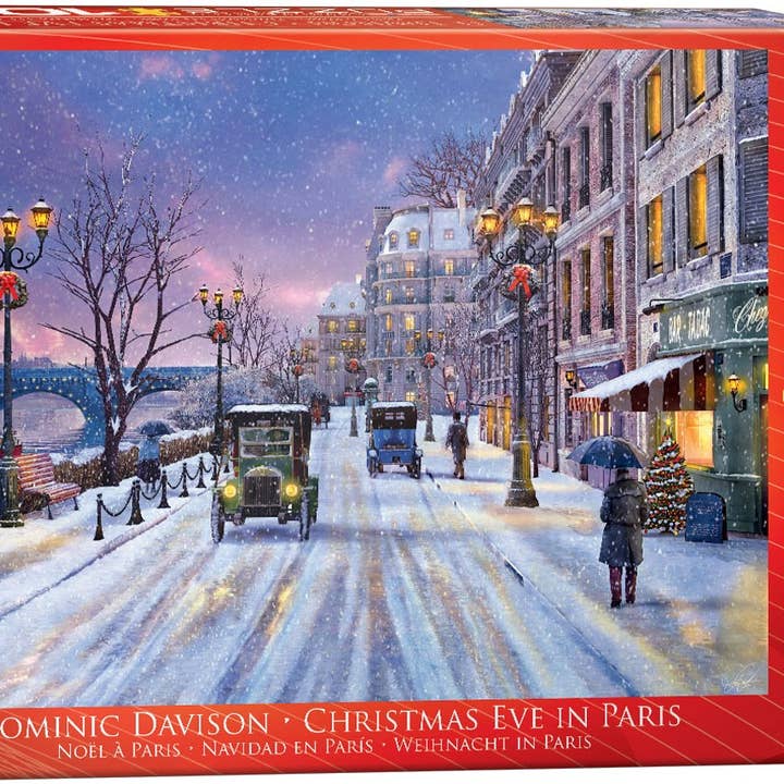 La veille de Noël à Paris pour la vente par Eurographics Puzzles Canada