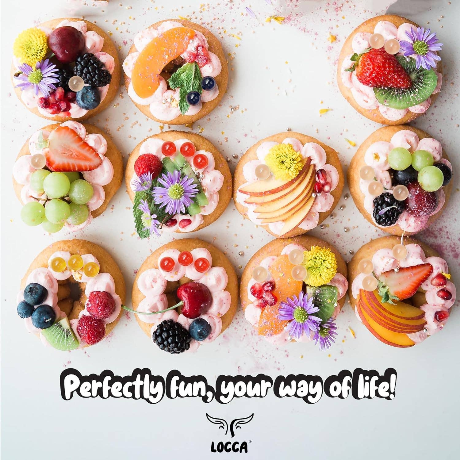 Locca - Wholesale Tea Bags - Strawberry Popping Boba Pearls 7Lbs5