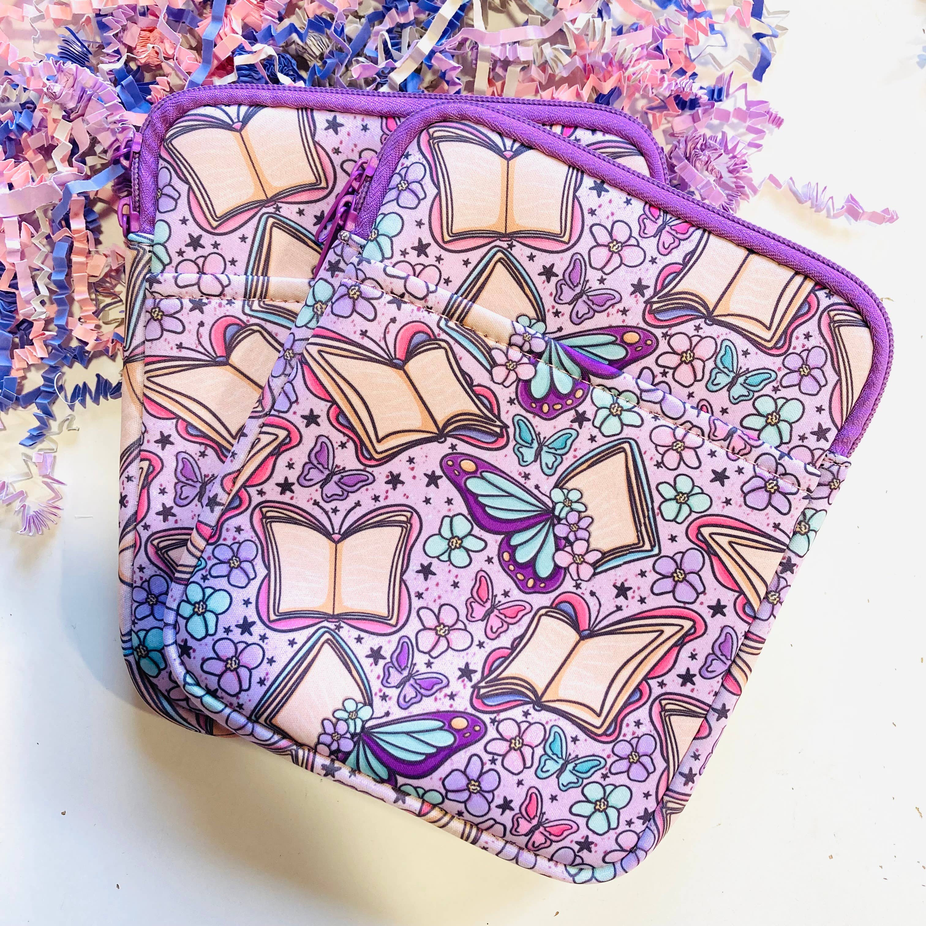 Chapter & Ink - Wholesale Book Cover - Butterfly Books Floral Kindle E-Reader Sleeve4