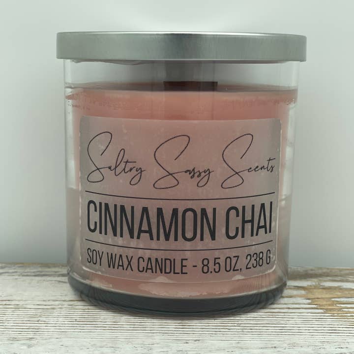 Cinnamon Chai - Vela de cera de soja para venta al por mayor de Sultry Sassy Scents