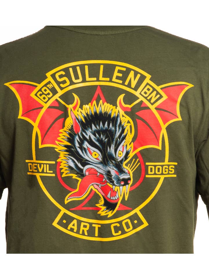 Sullen Clothing - Wholesale Screen Printed T-Shirt - Men's - Devil Dogs Premium