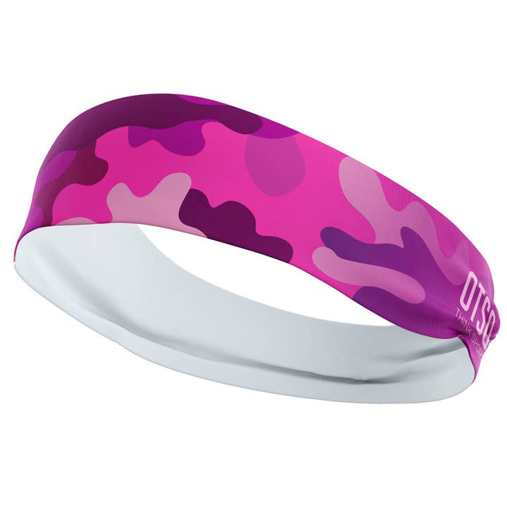 OTSO - Wholesale Fashion Headband - Women's - Camo Pink headband 12 cm1