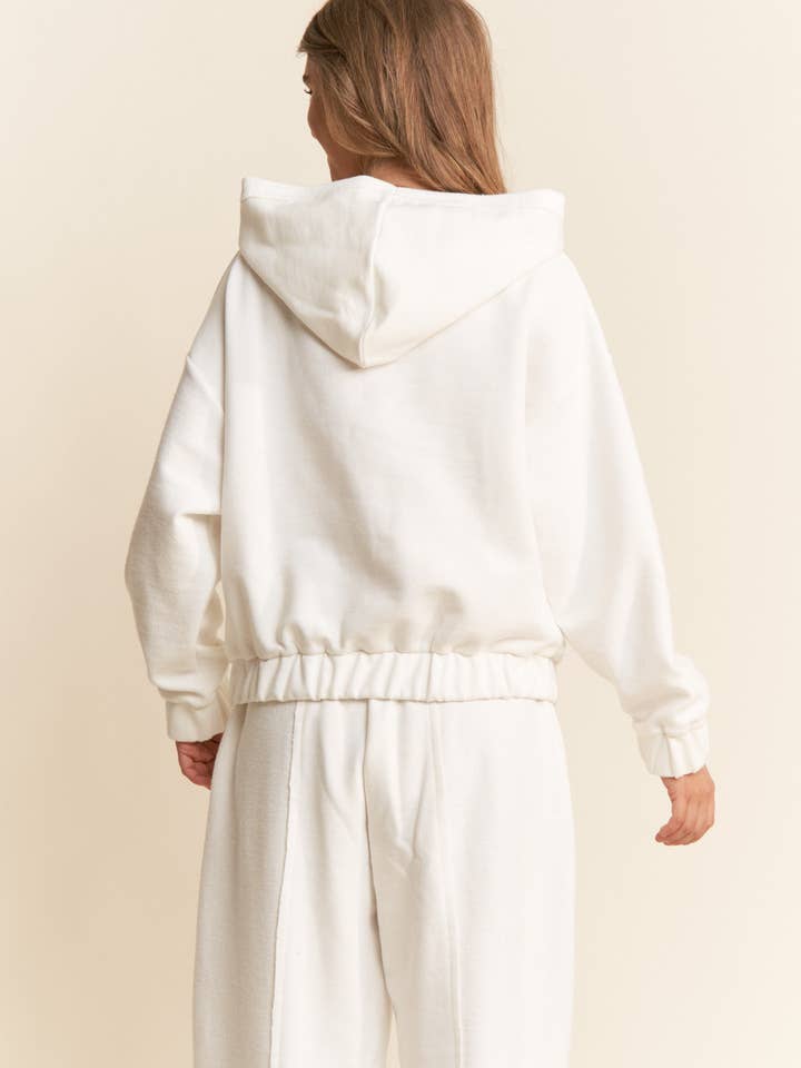 J.NNA - Wholesale Hoodie - Women's - Mineral Washed High Quality Pull-Over Hoodie1