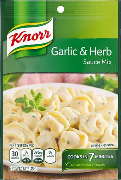 Hudson Meat Company - Wholesale Pasta Sauce - PASTA SAUCE MIX GARLIC HERB    -    KNORR0