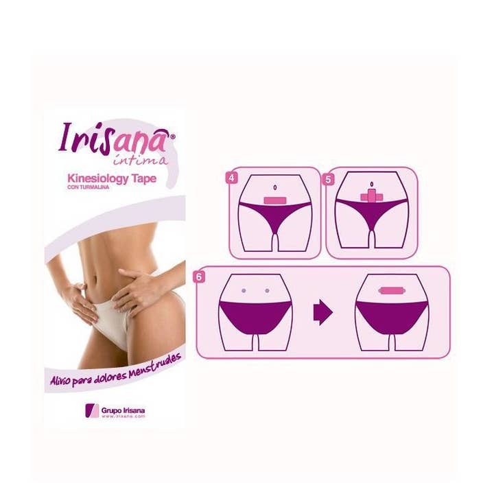 IRISANA – wholesale Mode-/brösttejp - Dam – Kinesiologi Tape Irisana Intima För Menstruationskramper0