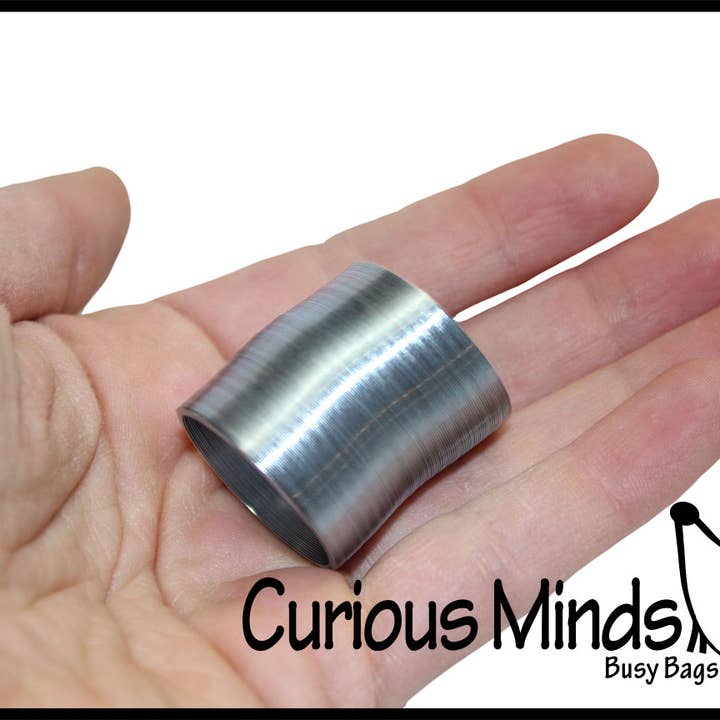 Curious Minds Toys - Wholesale Fidgetspeelgoed - Kinderen - 1 klein metalen springspeeltje - Sensory Fidget Toy1