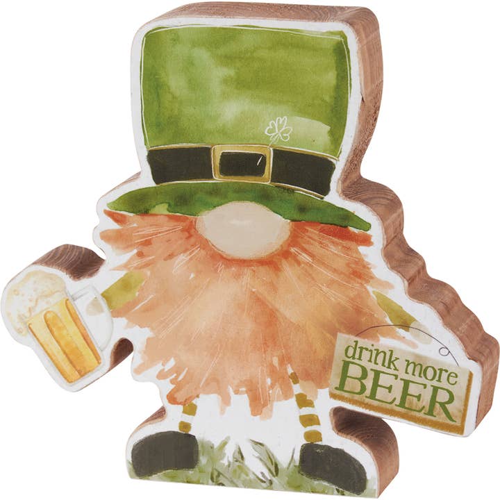 Drink More Beer Chunky Sitter for wholesale by Primitives by Kathy