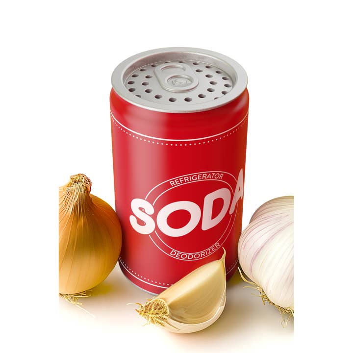 Fox Run Brands - Vente Ustensile/gadget de cuisine - Déodorant pour réfrigérateur en canette de soda Pund'it, support de bicarbonate de soude8