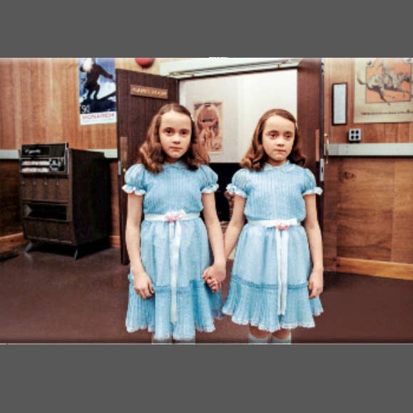 Ba Ba Buttons - Wholesale Magnet - THE SHINING, Magnet, Button, Mirror, Fridge Magnet, TWINS