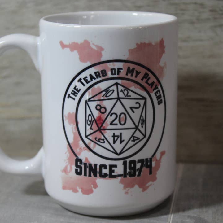 DnD Tears of my players // 15 Oz. Ceramic Mug for wholesale by Raven Design