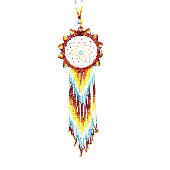Unique Batik Fair Trade - Wholesale Dream Catcher - Beaded Dream Catcher Wall Ornament Large | Assorted