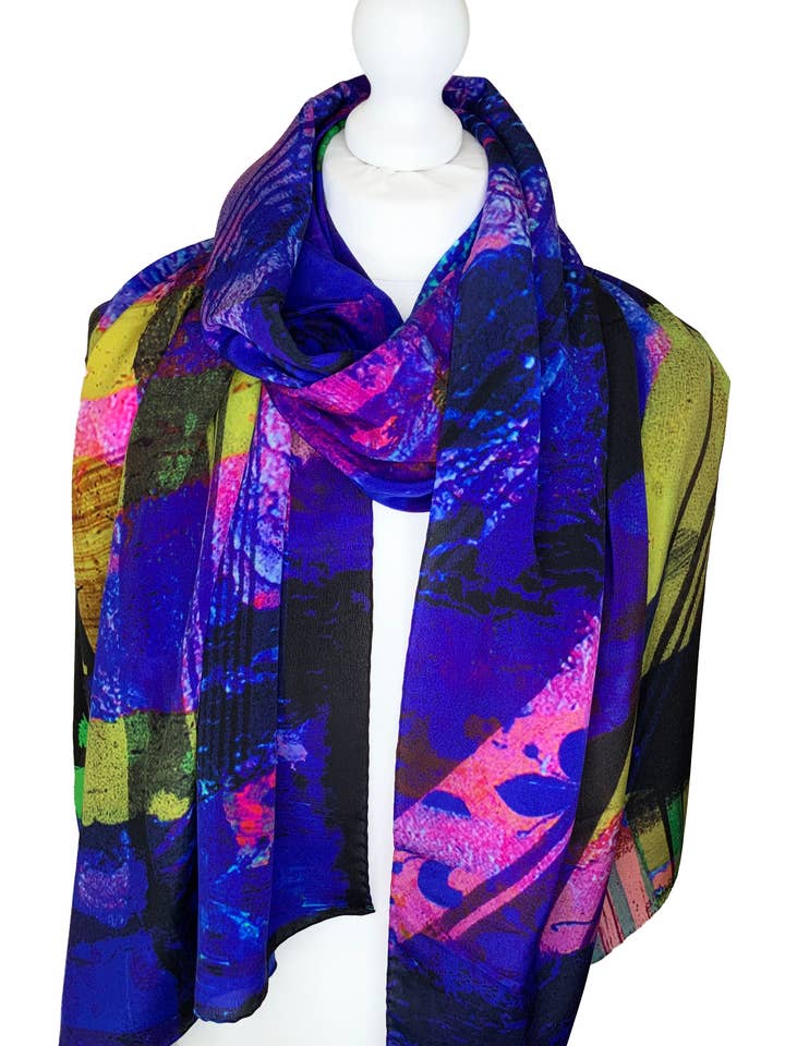 Bufanda de seda 100% COCSILKLG15 para venta al por mayor de CLARE OCONNOR