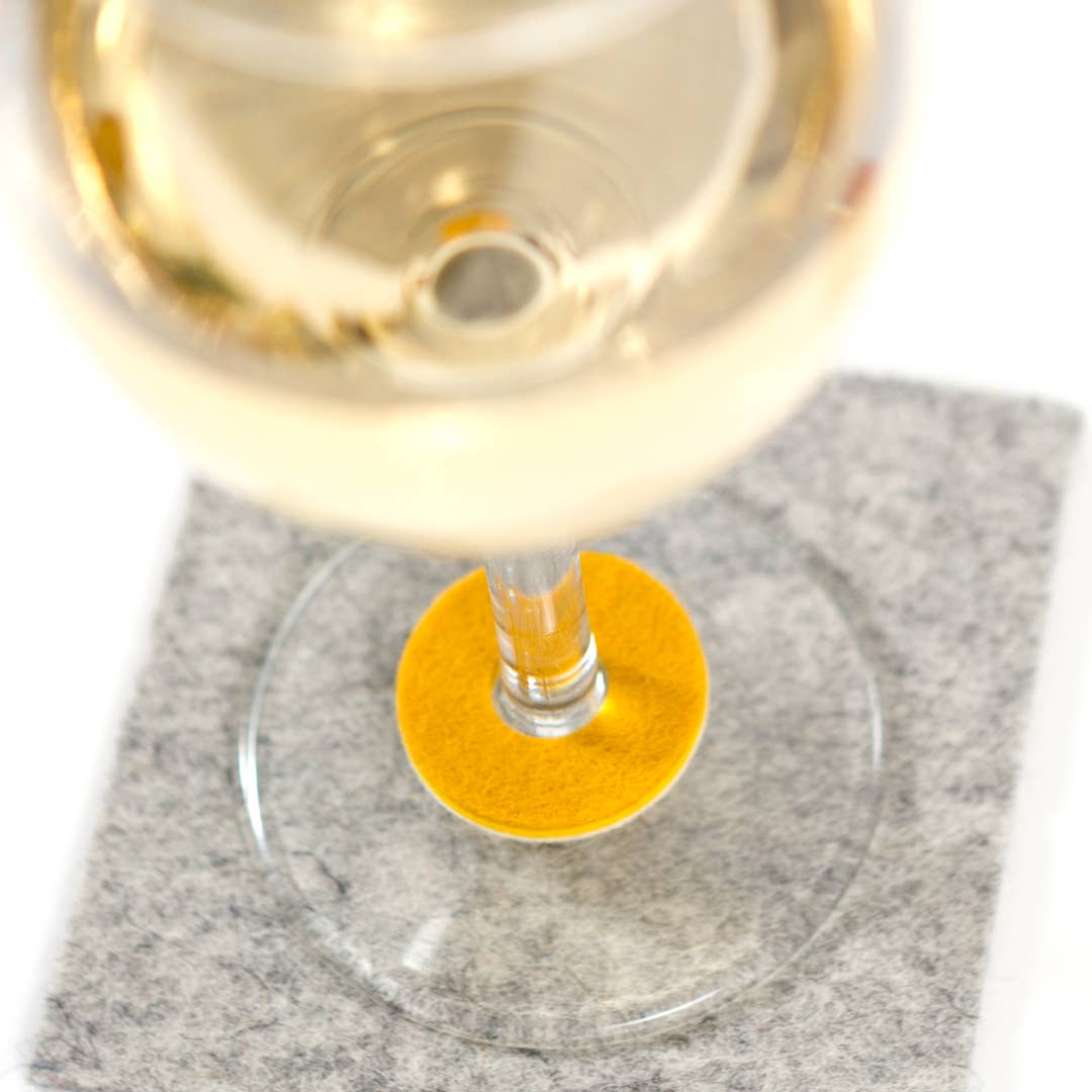 Studio 82° - Wholesale Wine/Cocktail Glass Markers - Rainbow Beverage Markers - Merino Wool Felt - Set of 77